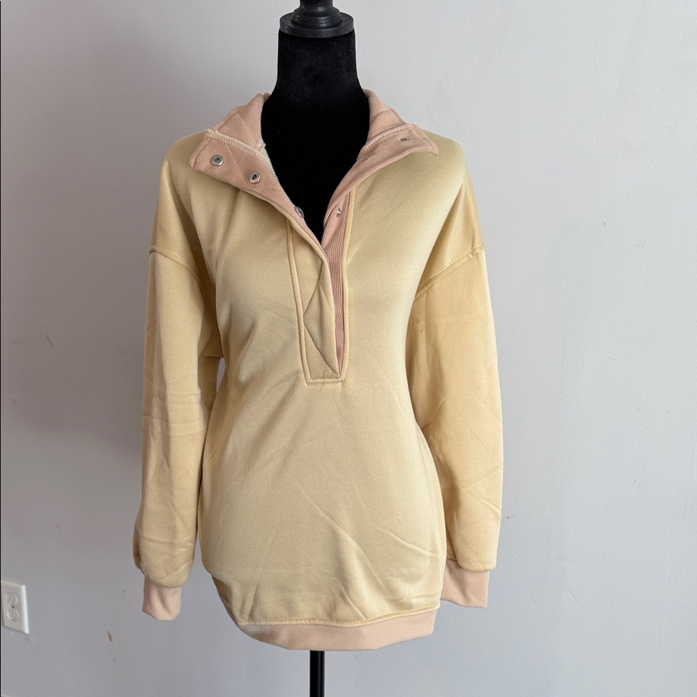 Women's Cream Pullover Sweater